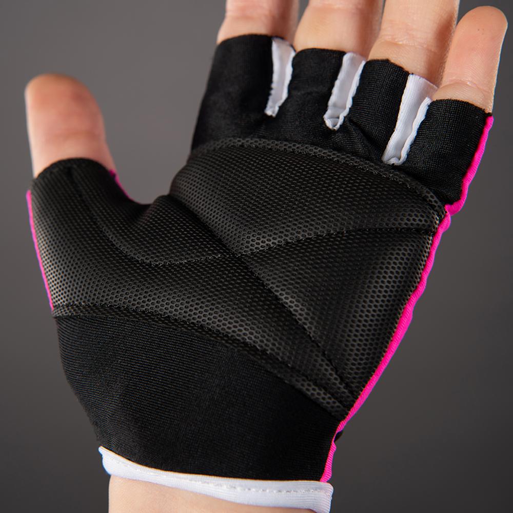 CHIBA Cool Kids - Kinder Fahrradhandschuhe neonpink, Größe M, leicht & griffig