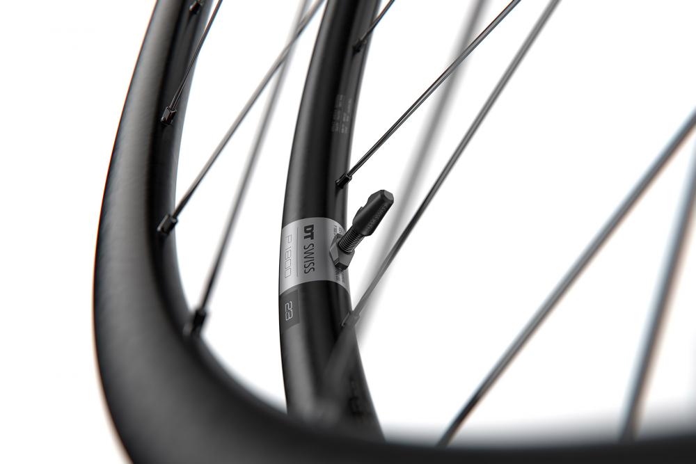 DT Swiss Laufrad P 1800 SPLINE 29" 622 x 23 mm schwarz - leichtes Disc-Rennrad-Laufrad