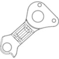 Merida Schaltauge DH-065 f. Shimano Direct 065 Schwarz - präziser Rahmen-Schutz