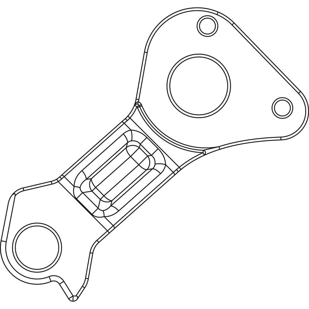 Merida Schaltauge DH-065 f. Shimano Direct 065 Schwarz - präziser Rahmen-Schutz