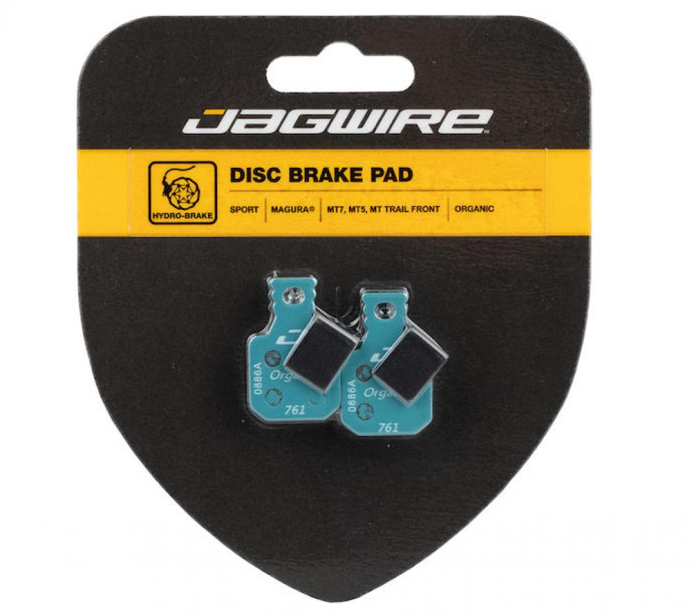 Jagwire Bremsbeläge Disc Sport Organic für MAGURA MT7/MT5 - geräuscharm und langlebig