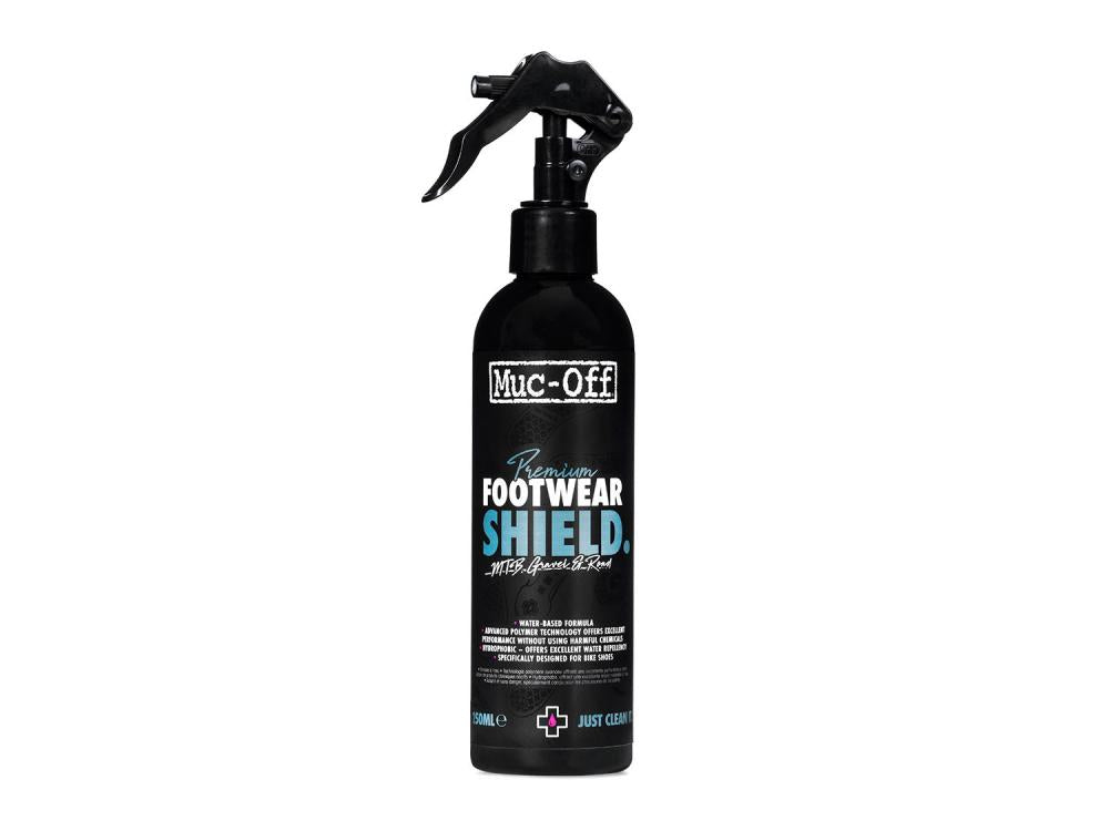 Muc-Off Premium Footwear Shield 250ml Imprägnierung für Fahrradschuhe, MTB, Gravel und Rennrad.