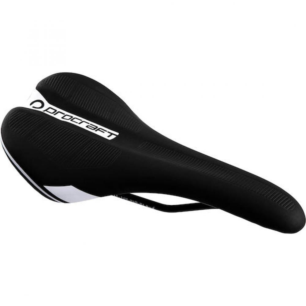 Procraft Sattel Race 278 x 140 mm Weiß - sportlicher Rennradsattel für Komfort