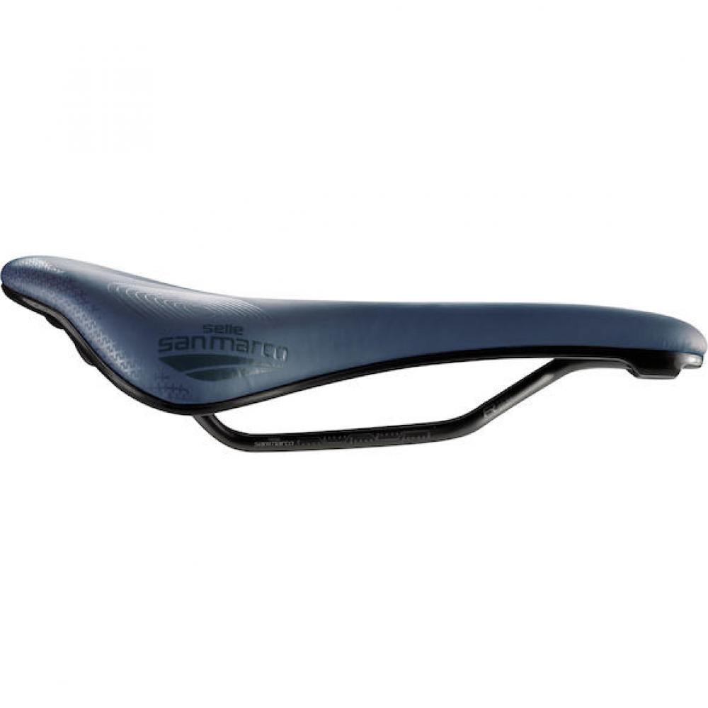 Selle San Marco Sattel Shortfit 2.0 Supercomfort Racing 140 x 255 mm Ocean Blue - maximaler Komfort & Performance
