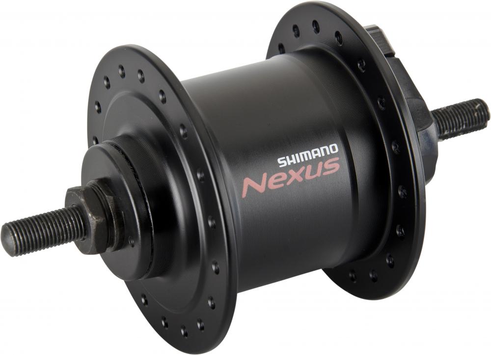 SHIMANO Nabendynamo NEXUS DH-C3000-1N - 3000-1, 1,, Schwarz 36 Loch