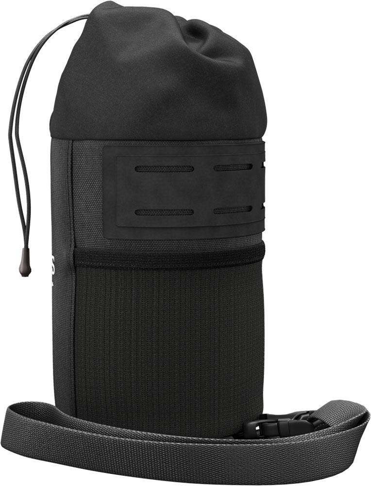 BROOKS Scape Feed Pouch Black - wasserdichte Lenkertasche 1,2 Liter aus 600D Polyester mit Hypalon-Details - 100 g leicht, 100x100x160 mm