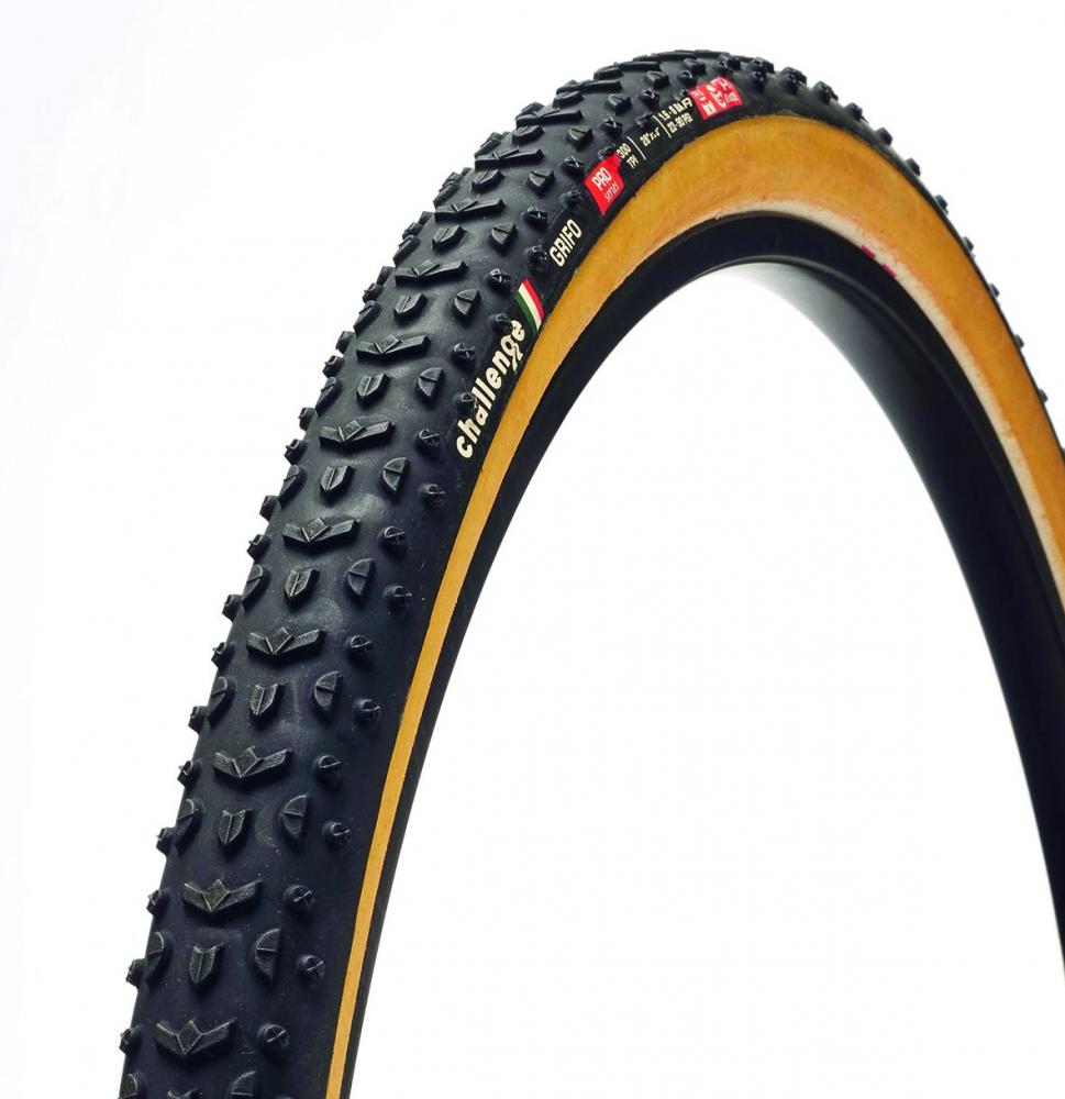 Challenge CX-Reifen Grifo Pro Handmade Tubular 28 Zoll (33-622) Schwarz/braun - schneller Allround-Cyclocross-Reifen