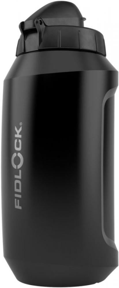 FIDLOCK TWIST Bottle 750 Compact + Bike Base, 750 ml, schwarz, magnet-mechanisches Flaschenhaltersystem, BPA-frei, inklusive Schutzkappe, ideal für enge Rahmengeometrien
