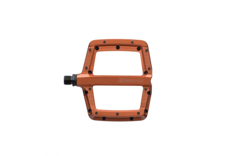 Race Face Turbine Plattformpedale Fox Orange 115 x 110 mm