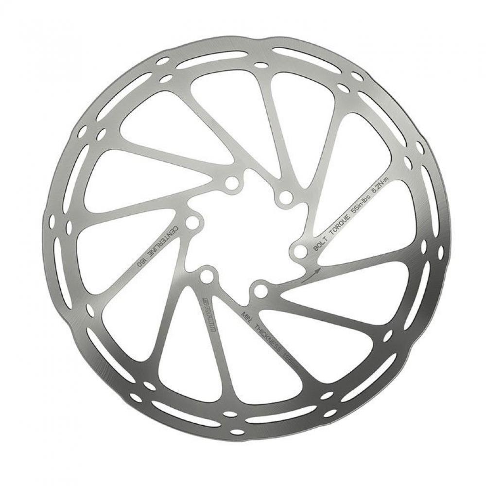 SRAM Bremsscheibe Centerline Rounded 6-Loch / 160 mm - 160 mm