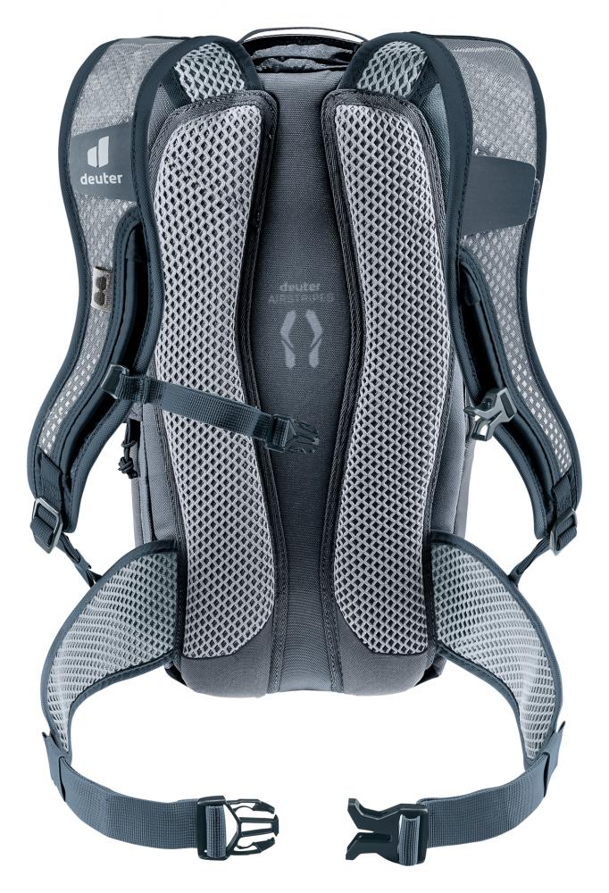 Deuter Race 8 Fahrradrucksack schwarz - 540 g Leichtgewicht mit Airstripes-System und 8 Litern Volumen