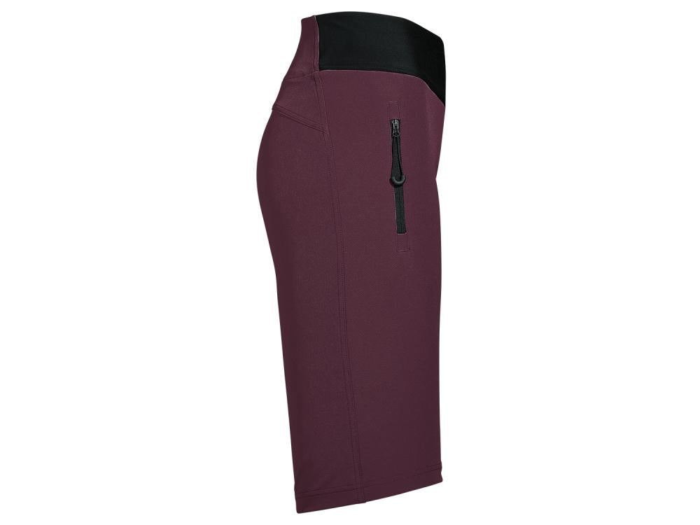 IXS Sports Division iXS Carve Hip-Hugger Women Shorts 36 Raisin - komfortable MTB-Damenshorts