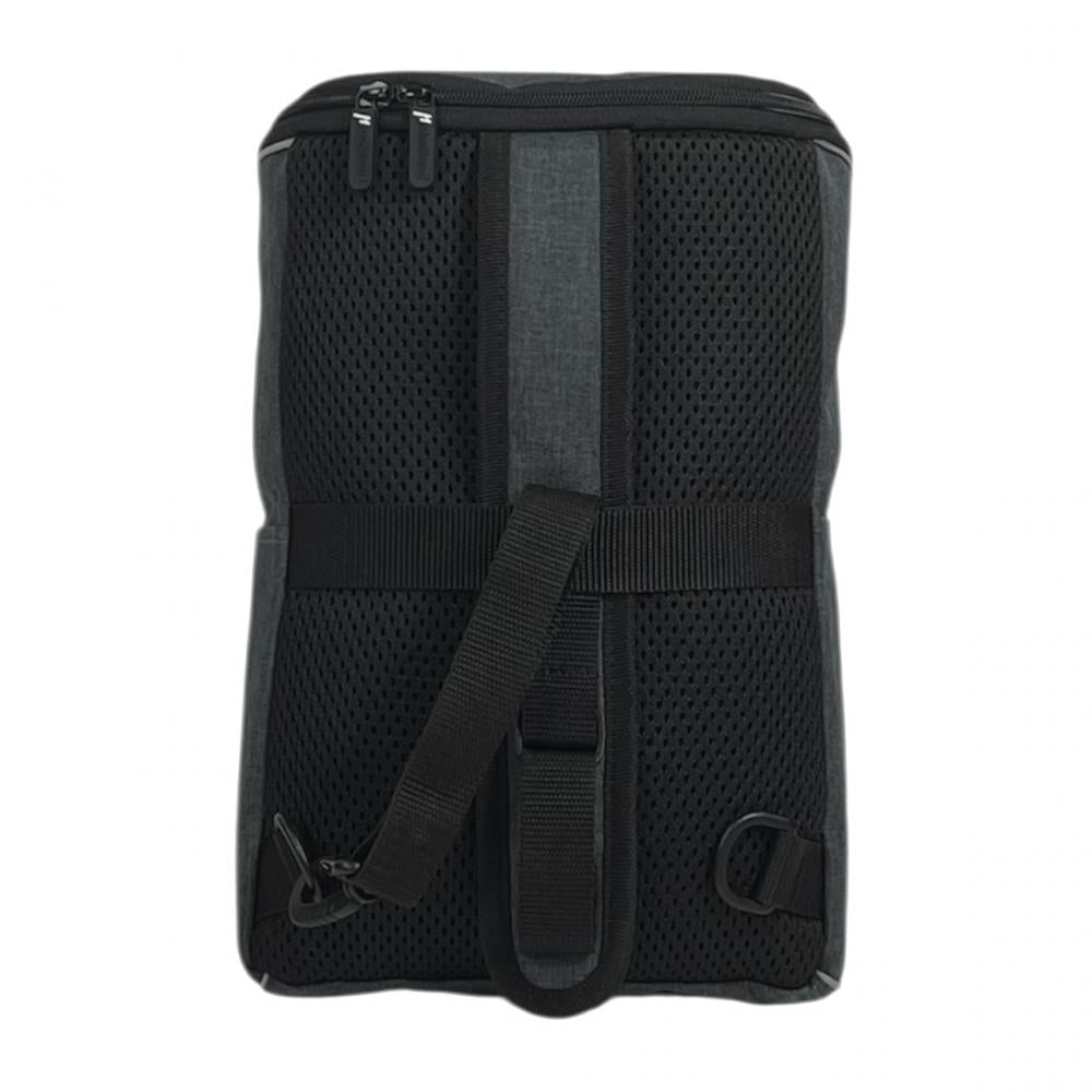 Haberland Umhängetasche Slingbag anthrazit/reflex - leichte City-Sling mit Organisation