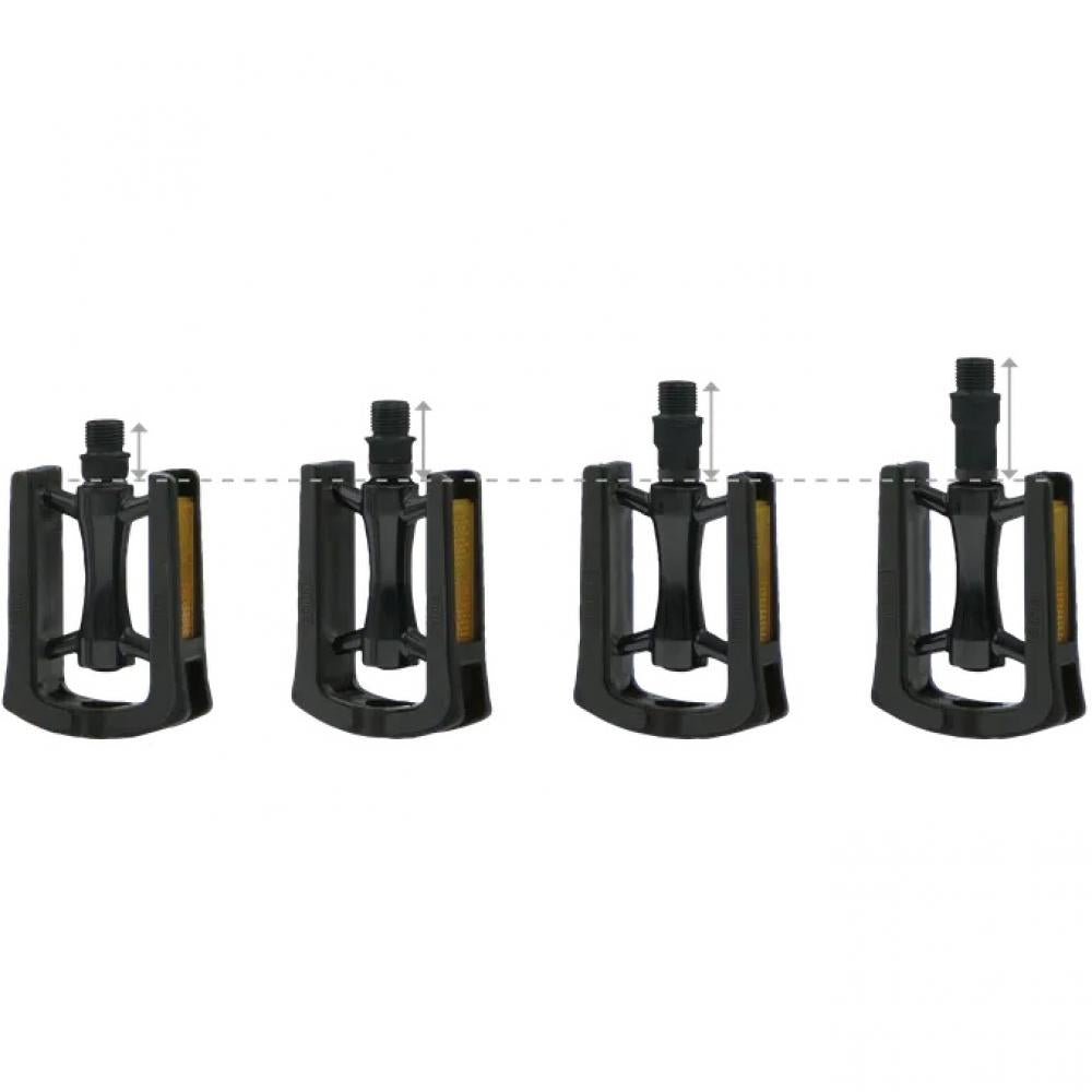 SQlab Pedal 521 Short -5 mm - Hochwertige MTB Plattformpedale mit Q-Faktor Optimierung