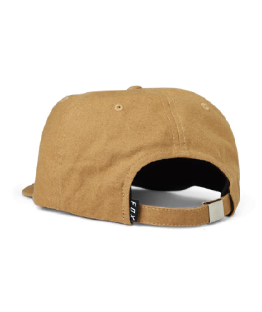FOX Alfresco Adjustable Cap One Size - Medium Brown, Baumwolle