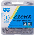 KMC Z1eHX Narrow EPT 1-Gang E-Bike Kette, silber, robust und rostbeständig.