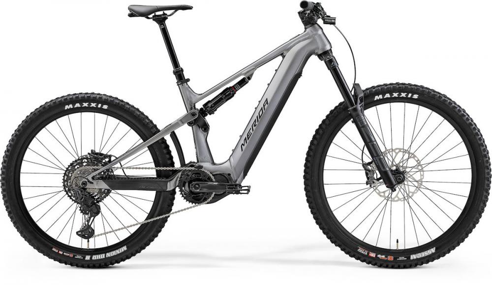 Merida eONE-SIXTY 875 IV1 gunmetal/schwarz S (41.5) - leistungsstarkes E-MTB für anspruchsvolle Trails