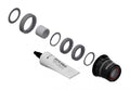 DT Swiss Service-/Upgrade-Kit Ratchet LN 18 Zähne - Umrüstung auf Ratchet-Freilaufsystem