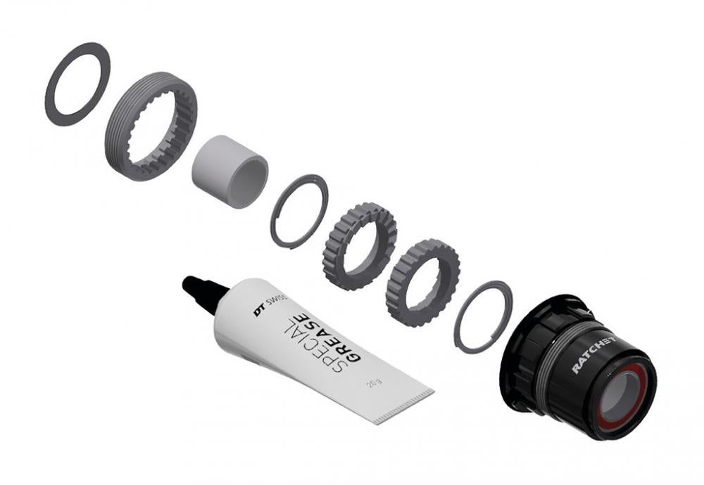DT Swiss Service-/Upgrade-Kit Ratchet LN 18 Zähne - Umrüstung auf Ratchet-Freilaufsystem
