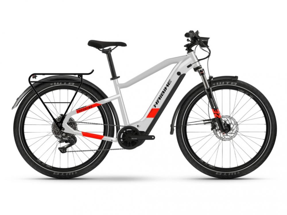 HAIBIKE Trekking 7 i630Wh 11-G Deore YSTM (2022), cool grey/red matte, Gr.L/56cm