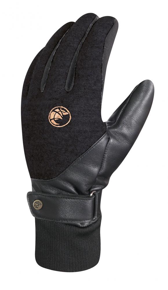 CHIBA All Natural Glove X-Warm - wasserdichte Merino-Winterhandschuhe schwarz XS