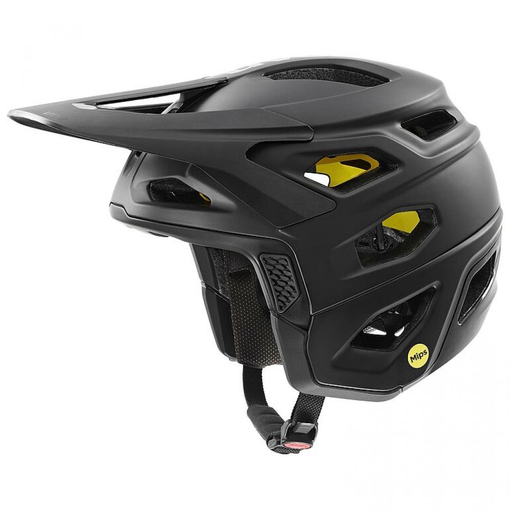 Uvex Revolt MIPS MTB-Helm all black matt 57-61 cm - MIPS, abnehmbarer Kinnbügel, 16 Lüftungen, EN 1078