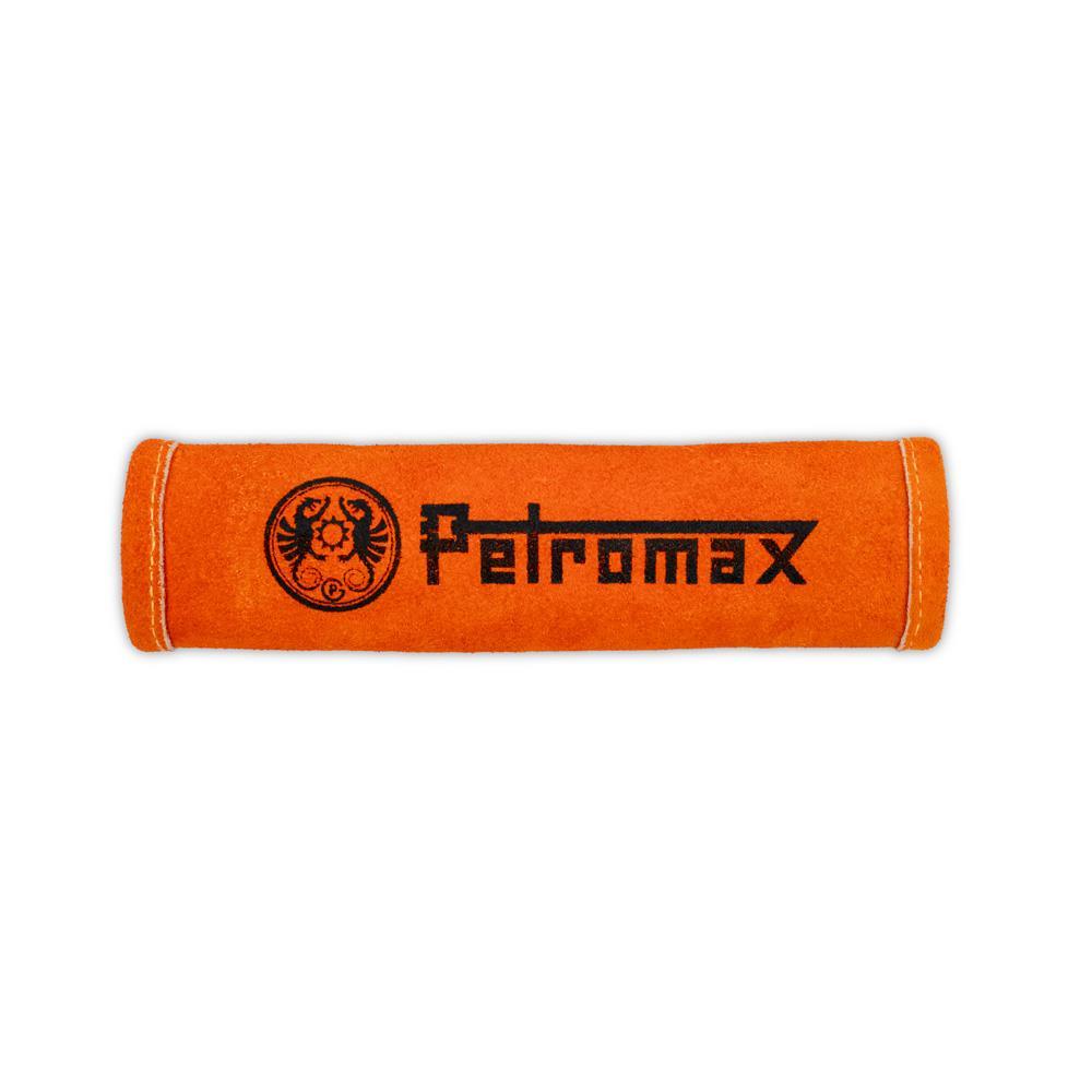 Petromax Aramid Griffhülle für Feuerpfanne universeller Hitzeschutz aus Rauleder und Aramidfasern, passend für alle gusseisernen Pfannenstiele, leuchtend glutorange