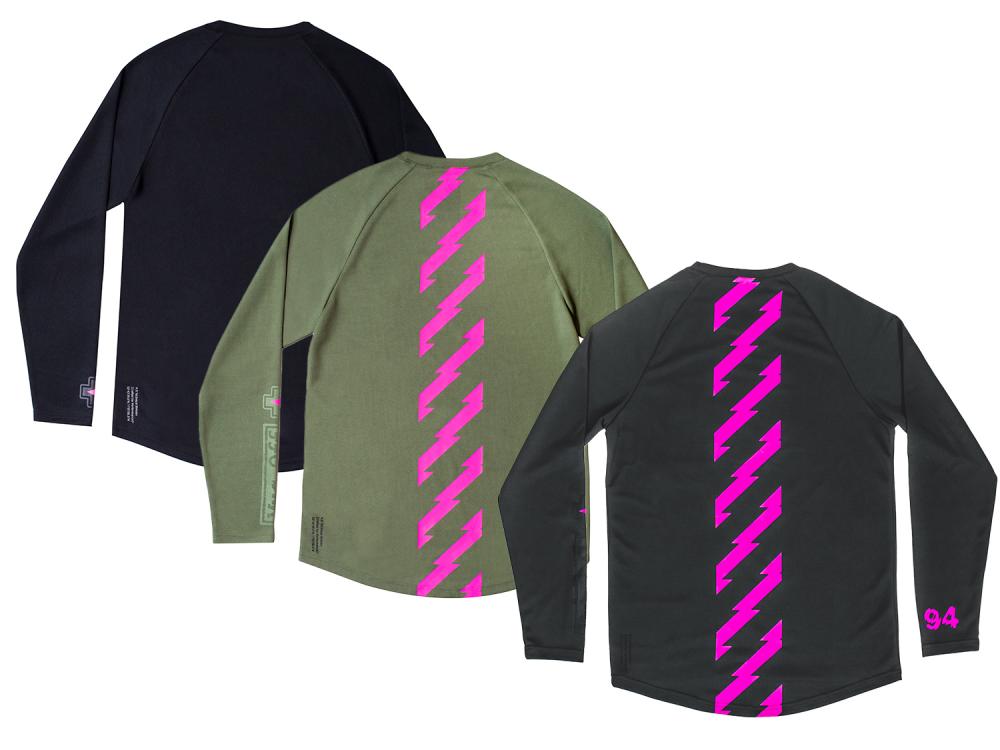 Muc Off Long Sleeve Riders Jersey Größe S Schwarz - Atmungsaktives Langarmtrikot für Radfahrer