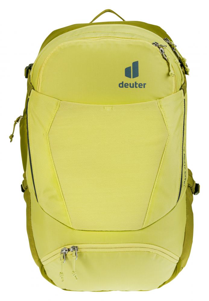 Deuter Trans Alpine 24 Fahrradrucksack 24L Grün - Kompakter Tourenrucksack für Mountainbike-Tagestouren
