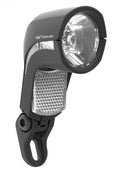 Busch&Müller Lumotec Upp N LED-Fahrradscheinwerfer für Nabendynamo, STVZO-konform, dunkelgrau, mit Reflektor.
