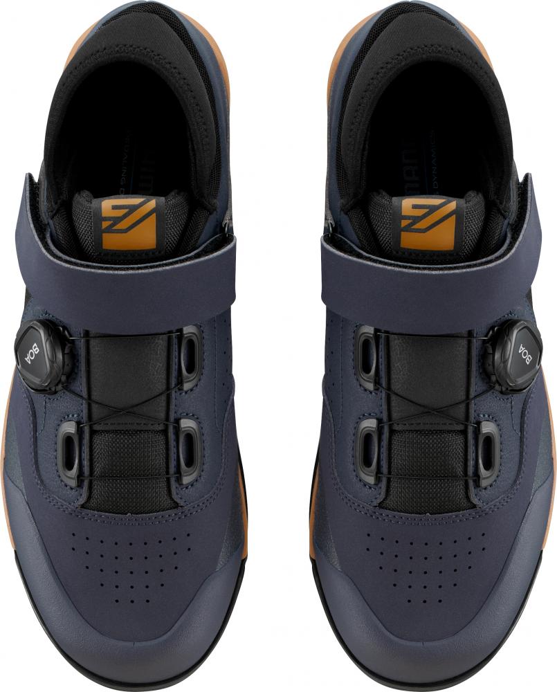 SHIMANO Fahrradschuhe GE900 Herren/Damen MTB SPD Fahrradschuhe Größe 47 Blau