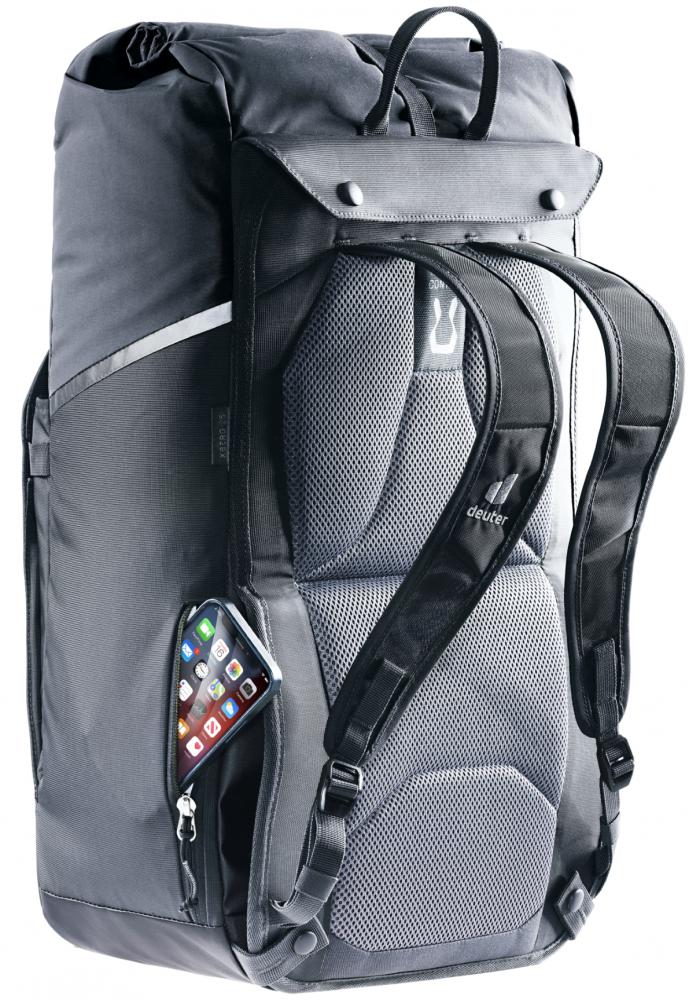 Deuter Xberg 25 Fahrradrucksack 25-30L Black - 2in1 Rucksack-Tasche