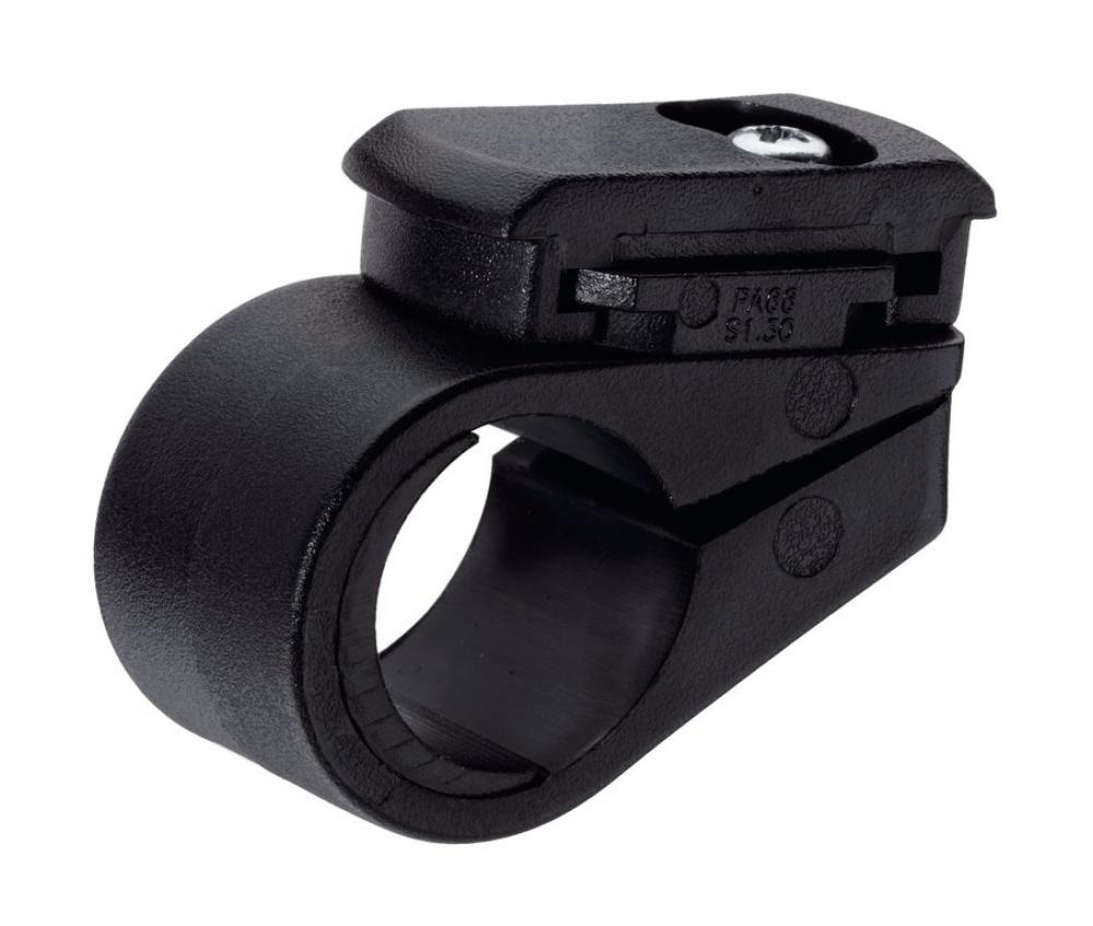 Trelock ZL 500 Halter für LS 500/600/280/330/400/700-735, stabile Lenkerbefestigung, einfache Montage, schwarz, 10x5x3 cm