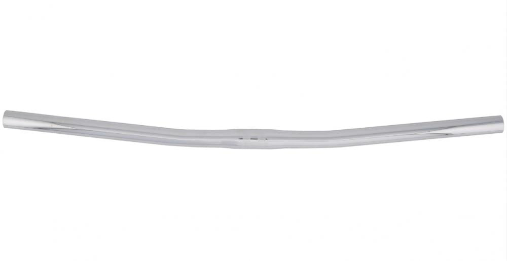 Ergotec Lenker Town Exklusive MAS 25,4 mm silber, geschwungener Fahrradlenker.