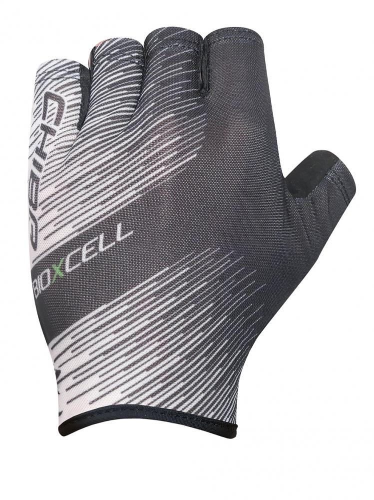 CHIBA BioXCell Tan Through - Radhandschuhe weiß/schwarz, Größe L
