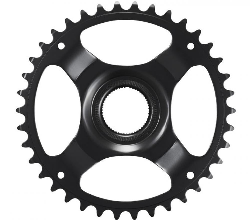 SHIMANO Kettenblatt CR-ET600 38Z ohne KSR - Effiziente Performance für E-Bike Antriebe