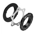 DT Swiss Centerlock auf 6-Loch Adapter, schwarz/silber, zur sicheren Umrüstung von Fahrrad-Scheibenbremsen.