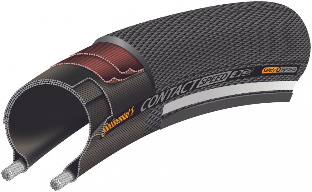 Continental Reifen Conti Contact Speed Reflex 27.5x2.00 Zoll 50-584 schwarz Skin Reflex E-25