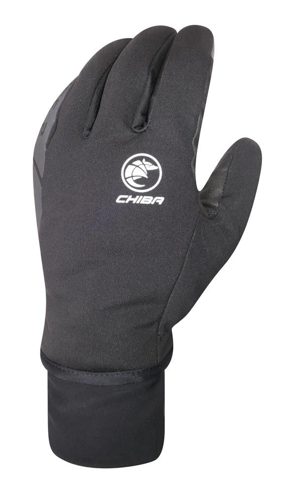 CHIBA Ice II - Winter-Radhandschuhe, Softshell, Primaloft, winddicht, schwarz, Gr. M