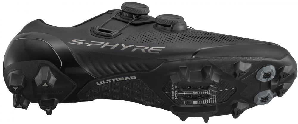 SHIMANO Fahrradschuhe XC903 Herren/Damen MTB SPD Fahrradschuhe Größe 44 breit, Schwarz