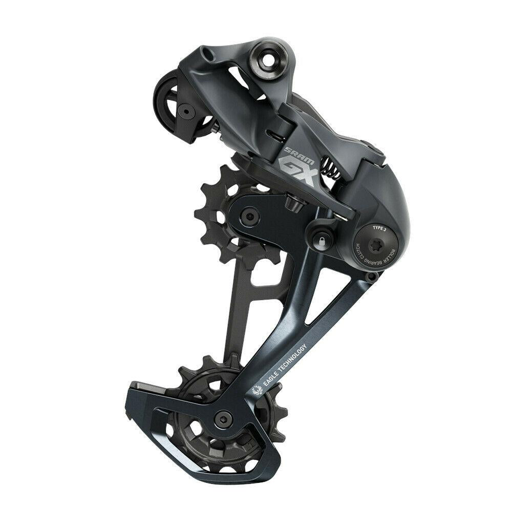 SRAM GX Eagle 12-fach Schaltwerk für 52T Kassetten, dunkelgrau, Mountainbike.