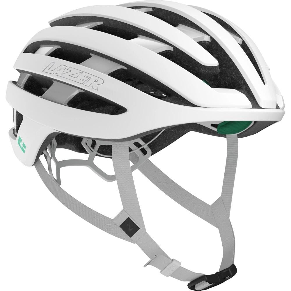 LAZER Z1 KinetiCore Rennradhelm - matte full white S - extrem leicht & top belüftet
