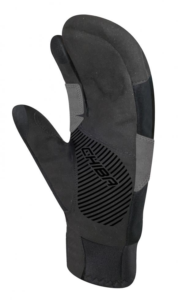 CHIBA Softshell Trigger - winddichte Lobster-Radhandschuhe mit Touchfunktion, Größe 7,5