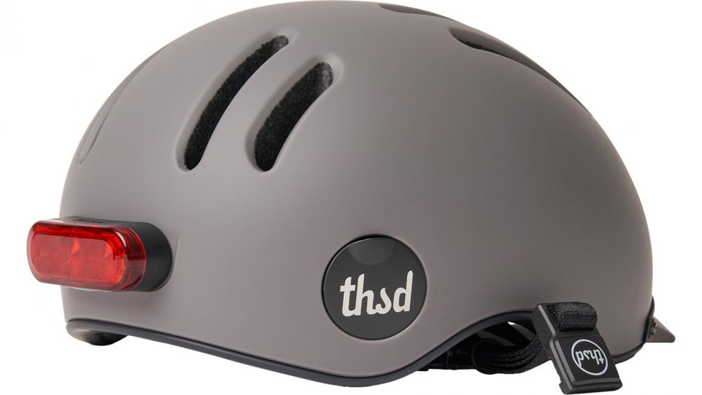 Thousand Chapter Urban Grey Fahrradhelm S 54-57 cm mit MIPS System - stylischer City-Helm mit magnetischem Visier, verstellbar und sicher