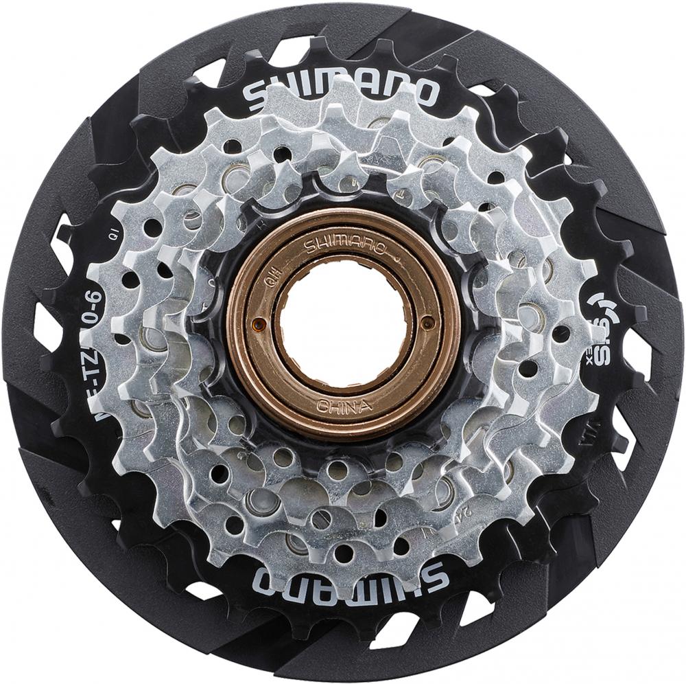 SHIMANO Schraubkranz TZ510 6-fach 14-28 Zähne - 6-fach, 14-28 Zähne, 28 Zähne