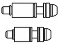 Avid Adapter 20S Post Mount Spacer Standard Ti25/Standard - für 180/160 mm Scheibenbremsen