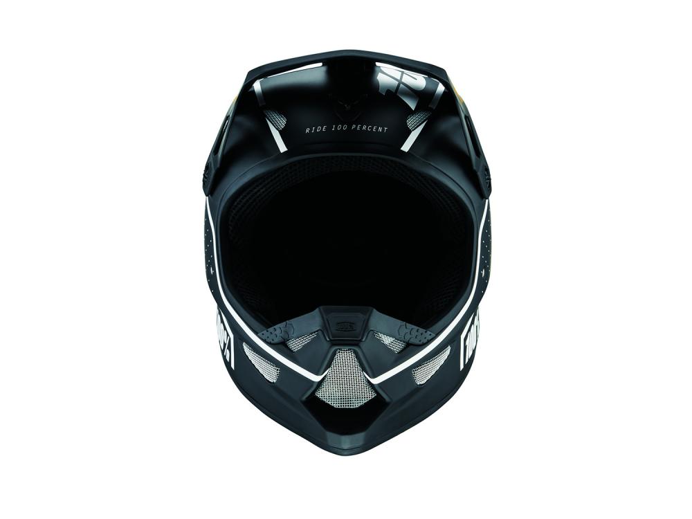 100% Status helmet L Dreamflow Black - leichter Fullface-Helm mit maximalem Schutz