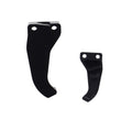 Zwei schwarze XLC Seitenständer Montageplatten für Ghost Riot/E-Riot KS-X10 KSA18.