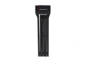 Trelock Faltschloss Cops FS 480/100 schwarz, gefaltet, mit Trelock Logo.