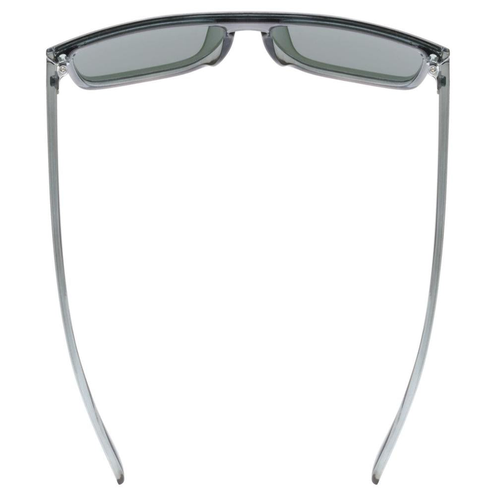 uvex Heyday Clear Smoke - Mirror Blue Sonnenbrille, Einheitsgröße